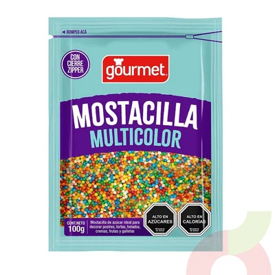 Mostacilla Multicolor Gourmet 100Gr