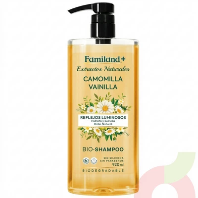 Bio Shampoo Reflejos Luminosos  Manzanilla Familand 920Ml