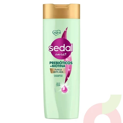 Shampoo Prebióticos + Biotina Sedal 190Ml 