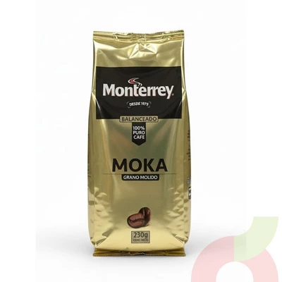 Café Moka Grano Molido Monterrey 230Gr