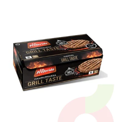 Hamburguesa Grill Taste La Preferida 10 Unidades