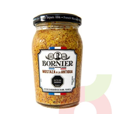 Mostaza a la Antigua Bornier 210Gr