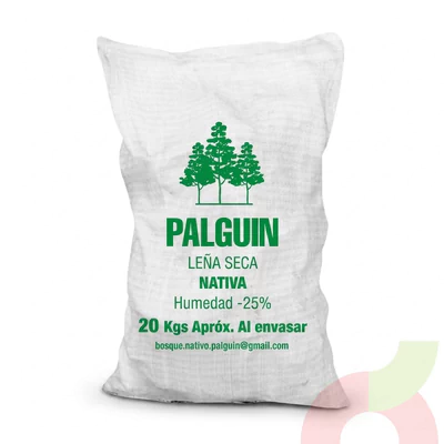 Leña Seca Nativa Palguin 20Kg Aprox.