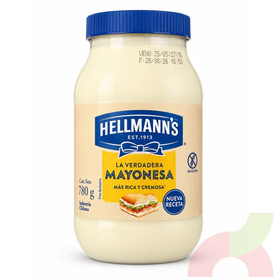 Frasco Mayonesa Hellmans 780G