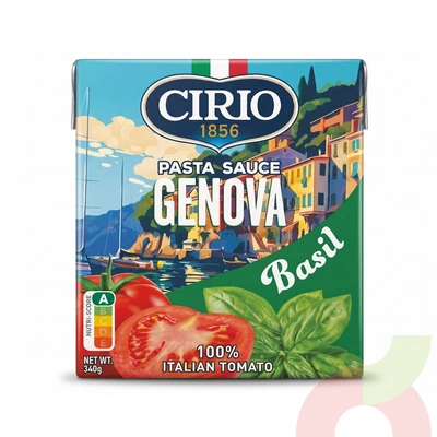 Salsa Genova Basil Cirio 340Gr