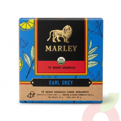 Té Negro Earl Grey Marley 24Gr 12 Unidades