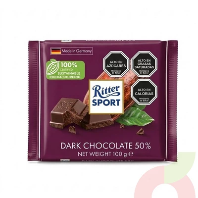 Chocolate Oscuro Ritter Sport 100Gr