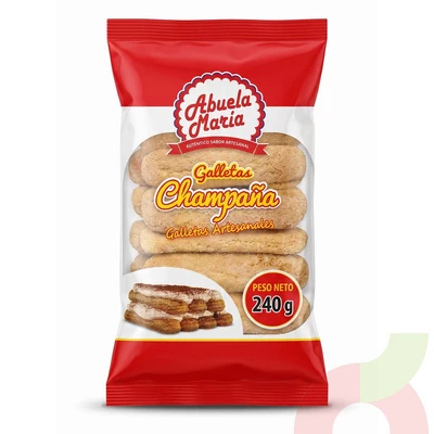 Galletas Champaña Artesanales Abuela Maria 240Gr