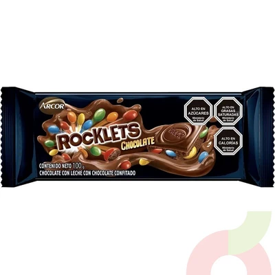 Chocolate Rocklets Arcor 100Gr