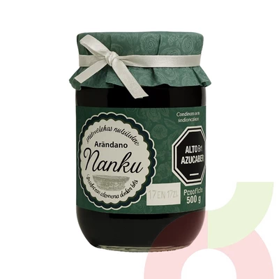 Mermelada Arándano Ñanku 500Gr 