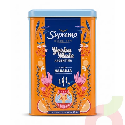 Yerba Mate Naranja Supremo 500Gr
