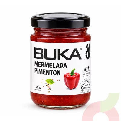 Mermelada de Pimentón Rojo Buka 160Gr 
