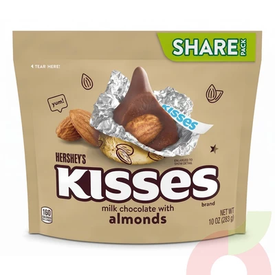 Mini Kisses Almendras Hersheys 283Gr