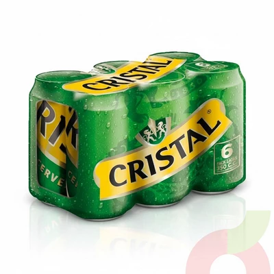 Pack Cerveza Cristal 350Cc 6 Unidades