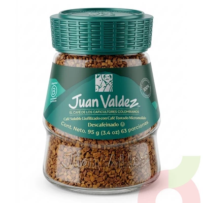 Café Descafeinado Juan Valdez 95Gr