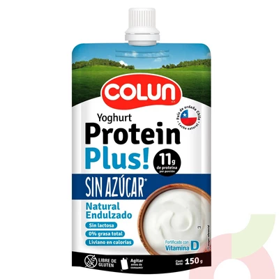 Yoghurt Protein Plus Natural Endulzado Colun 150Gr