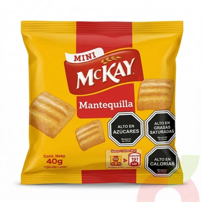 Galletas Mini Mantequilla McKay 40Gr