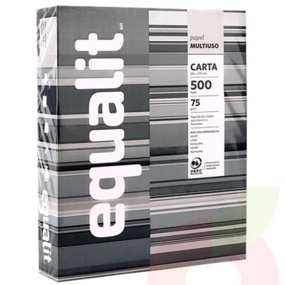 Equalit Resma Papel Carta 500 Hojas