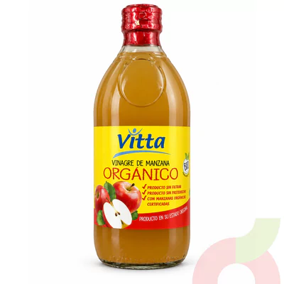Vinagre Manzana Orgánico Vitta 500Ml