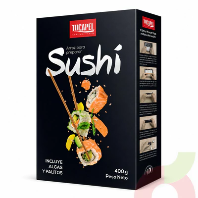 Arroz Especial Sushi Tucapel 400Gr