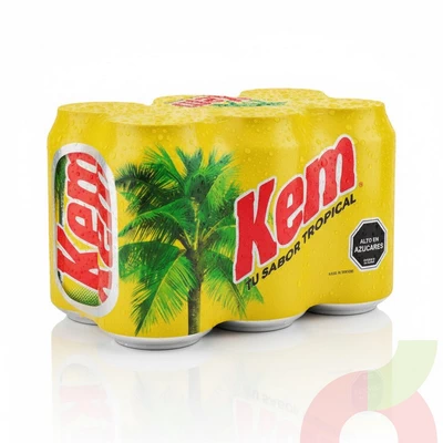 Pack Lata Kem Piña 350Cc 6 Unidades