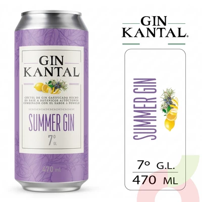 Cóctel Summer Gin Kantal 470Cc