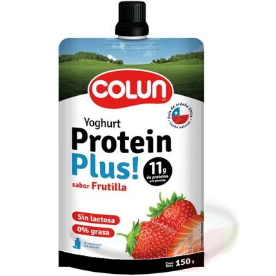 Yoghurt Protein Plus Frutilla  Colun 150Gr