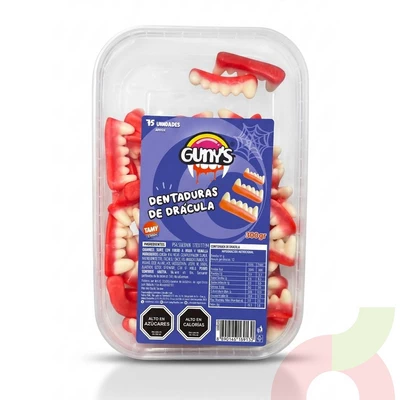 Gomitas Dentaduras de Drácula Gunys 300Gr