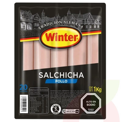 Salchicha Winter Pollo 1 Kg