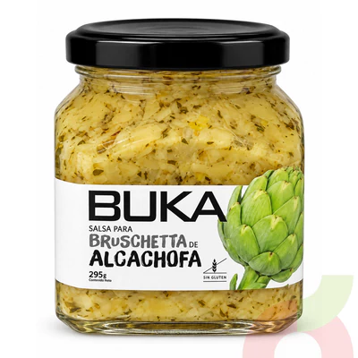 Salsa para Bruschetta de Alcachofa Buka 295Gr  