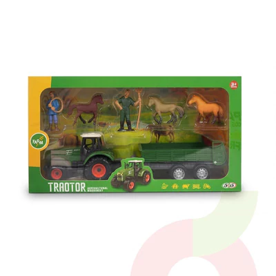 Juego Maquinaria Granja Animales