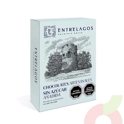  Chocolates Artesanales Sin Azúcar Entrelagos 92Gr