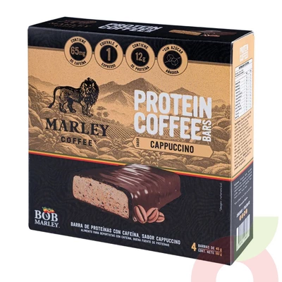 Marley Barra Proteina Cappuccino 4 unidades 180Gr