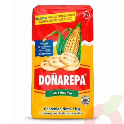 Harina de Maíz Amarillo Doñarepa 1Kg