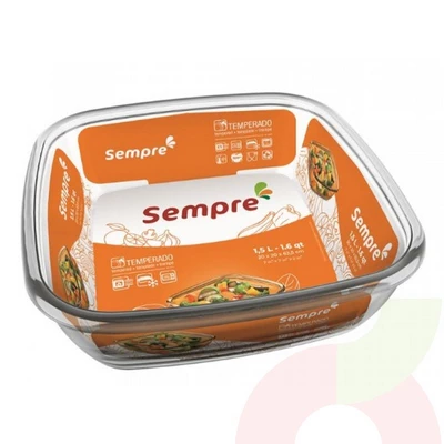 Asadera Cuadrada Sempre 1.5Lt 