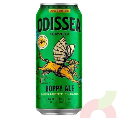 Cerveza Hoppy Ale Odissea 470Cc 