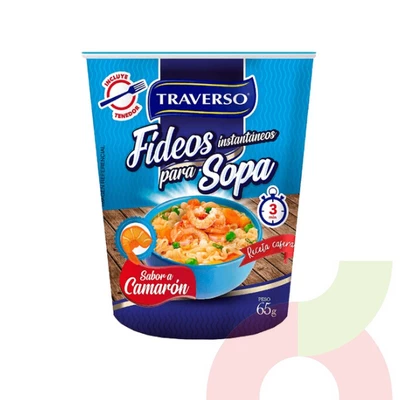 Sopa Instantánea Camarón Traverso 65Gr
