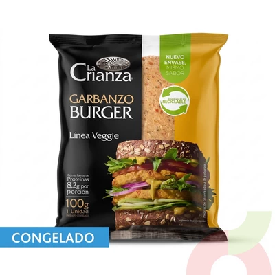Hamburguesa de Garbanzo La Crianza 100Gr