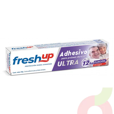 Adhesivo Protesis Sin Sabor Fresh Up 40Gr