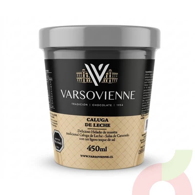 Helado Caluga de Leche Varsovienne 450Ml