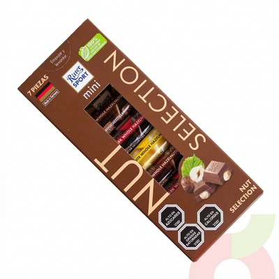 Chocolate Mini Nut Selection Ritter Sport 117Gr