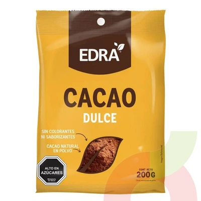 Cacao Dulce Edra 200Gr