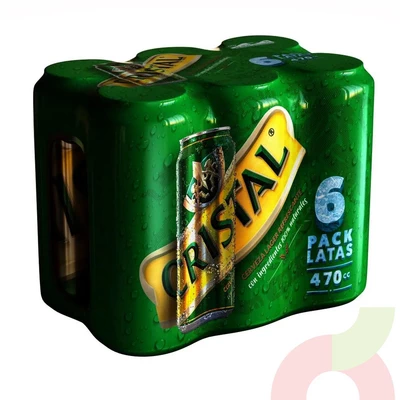 Pack Cerveza Cristal 470Cc 6 Unidades