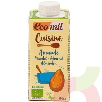 Crema de Almendra Orgánica Ecomil 200Ml