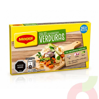 Caldo Verduras Maggi 120Gr 12 Unidades