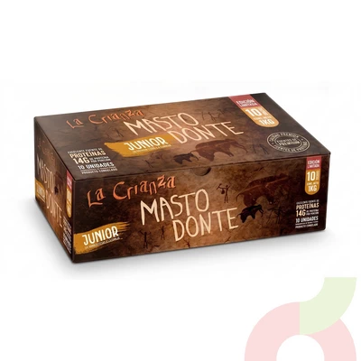 Hamburguesa Mastodonte Junior La Crianza 1Kg 10 Unidades