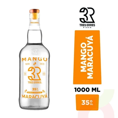 Pisco Mango Maracuyá 3R 1Lt