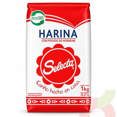 Harina Con Polvos de Hornear Selecta 1Kg