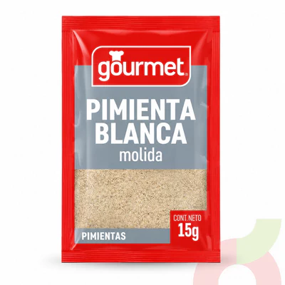 Pimienta Blanca Molida Gourmet 15Gr