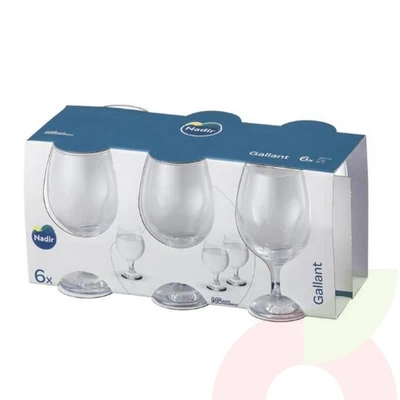 Copas Agua Gallant Nadir 320Ml 6 Unidades